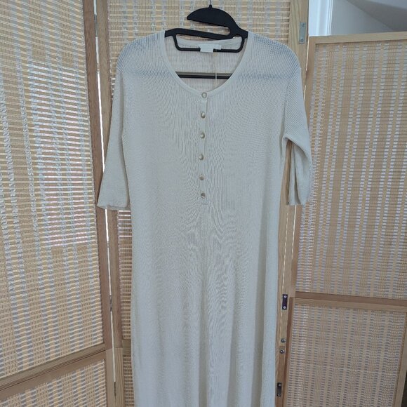 M.Martin Silk Midi Length Dress w/ Tags - Picture 1 of 4